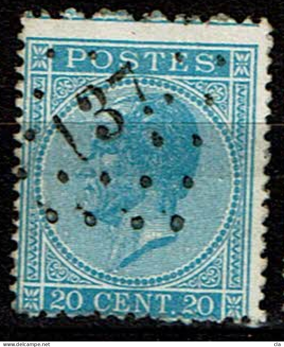 18  Obl  LP 137 Furnes  + 5 - 1865-1866 Profil Gauche