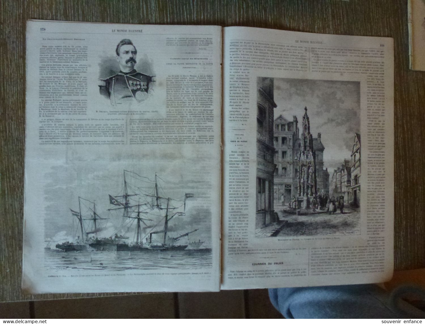 Le Monde Illustré Août 1865 Marché Saint Denis Fête Maritime De Cherbourg Rouen Fontaine Croix De Pierre - Tijdschriften - Voor 1900