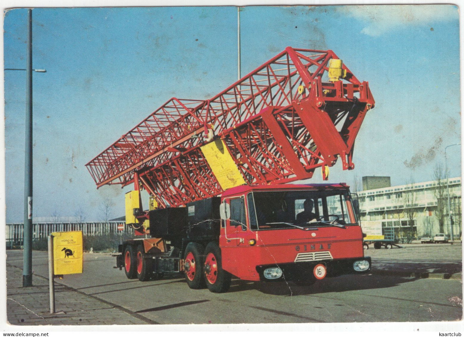KRØLL K35 LOOPKATKRAAN Op GINAF TRUCKCHASSIS 8x6 - (Niertrasz NV, Bouwmachines, Amsterdam) - Transporter & LKW