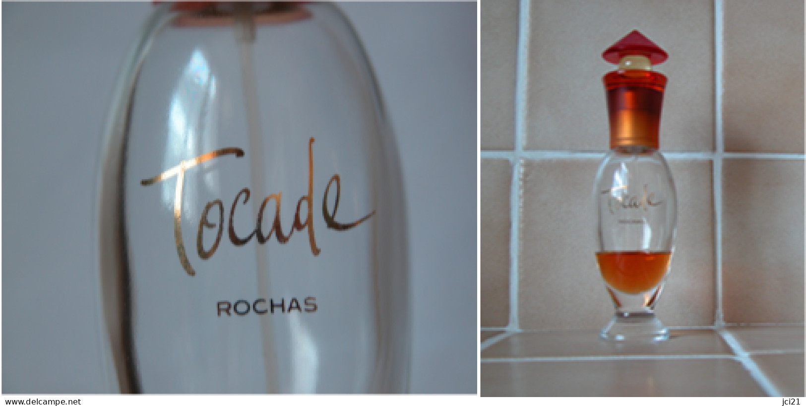 Flacon Eau De Toilette "TOCADE" De Rochas_D50 - Flaconi Profumi (vuoti)