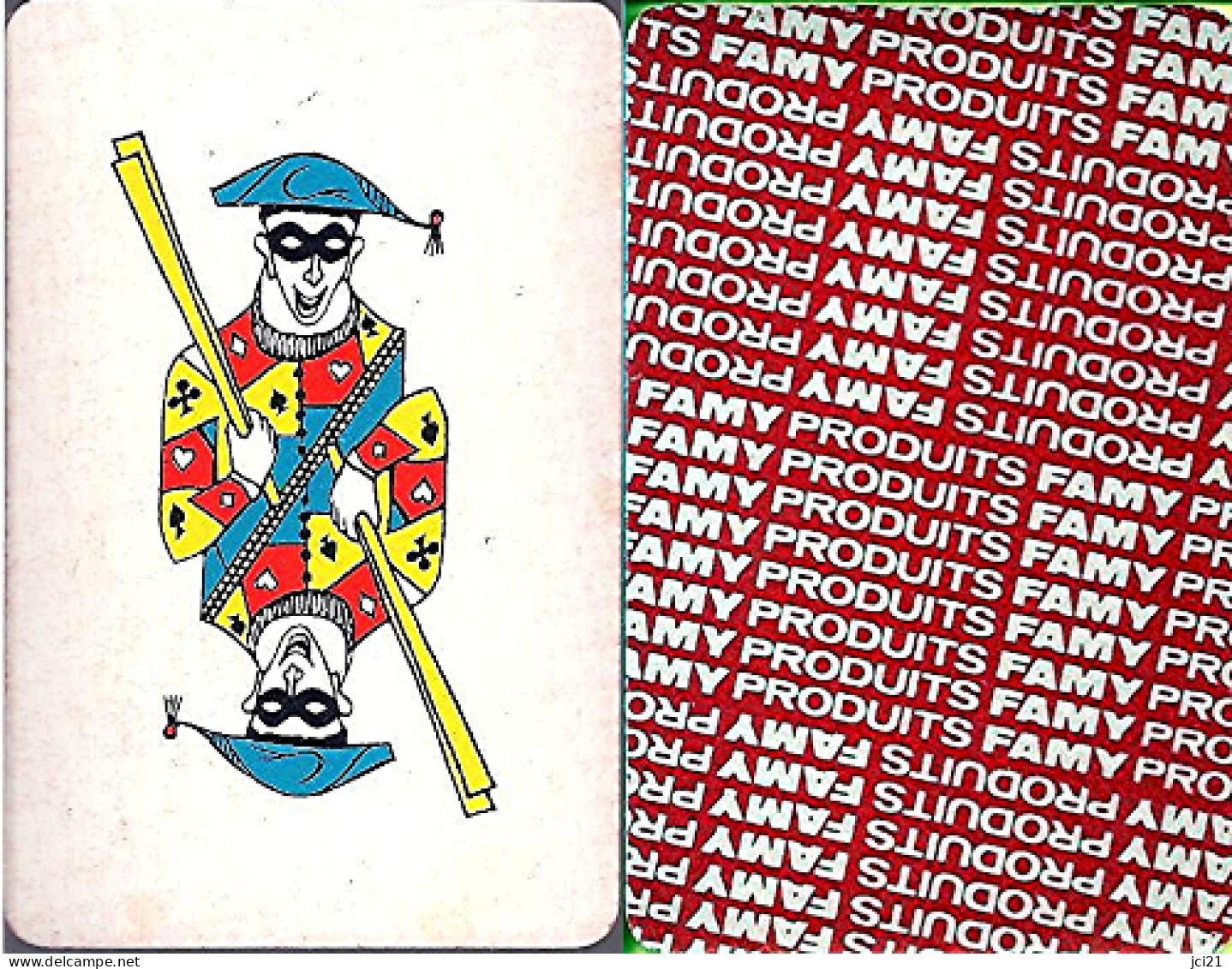 JOKER Sur Carte à Jouer "Produits FAMMY - RADIO BEAUNE" (scann Recto-verso)_D158 - Other & Unclassified