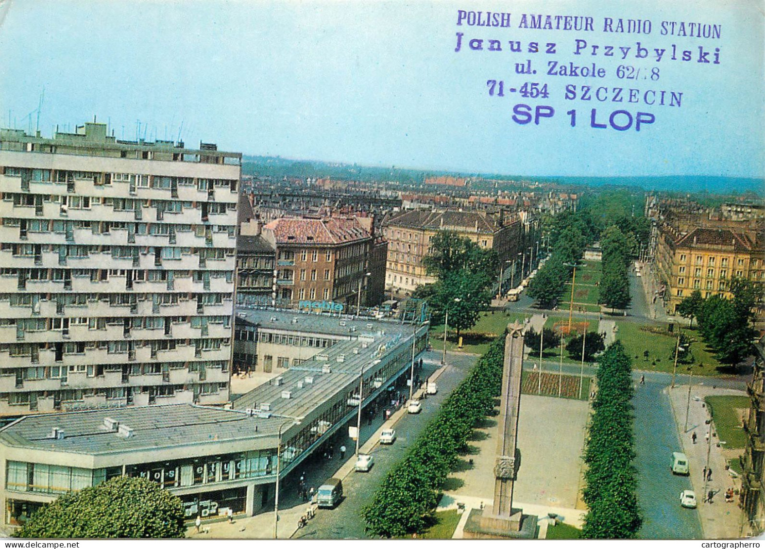 Polish Amateur Radio Station QSL Card Poland Y03CD SP1LOP - Radio Amateur