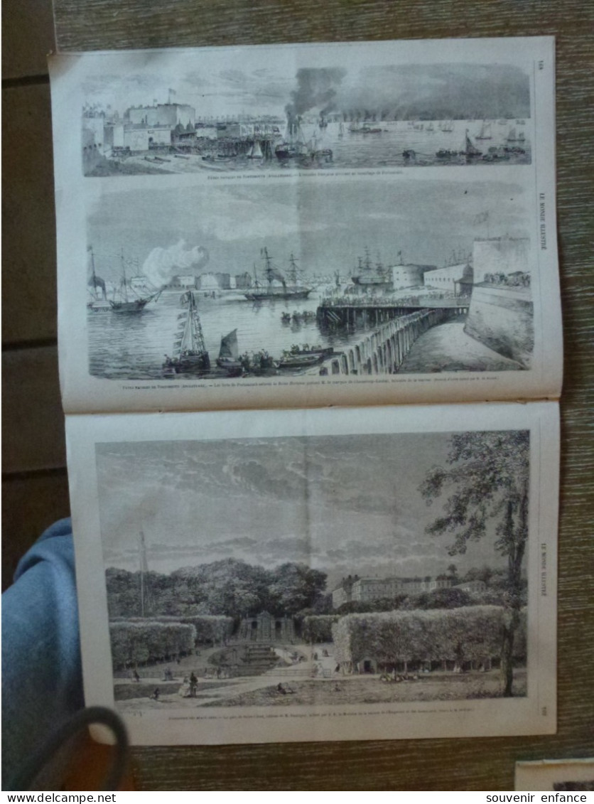 Le Monde Illustré Septembre 1865 Fêtes Navales De Portsmouth Roi De Prusse Bade Villers Bocage - Revues Anciennes - Avant 1900