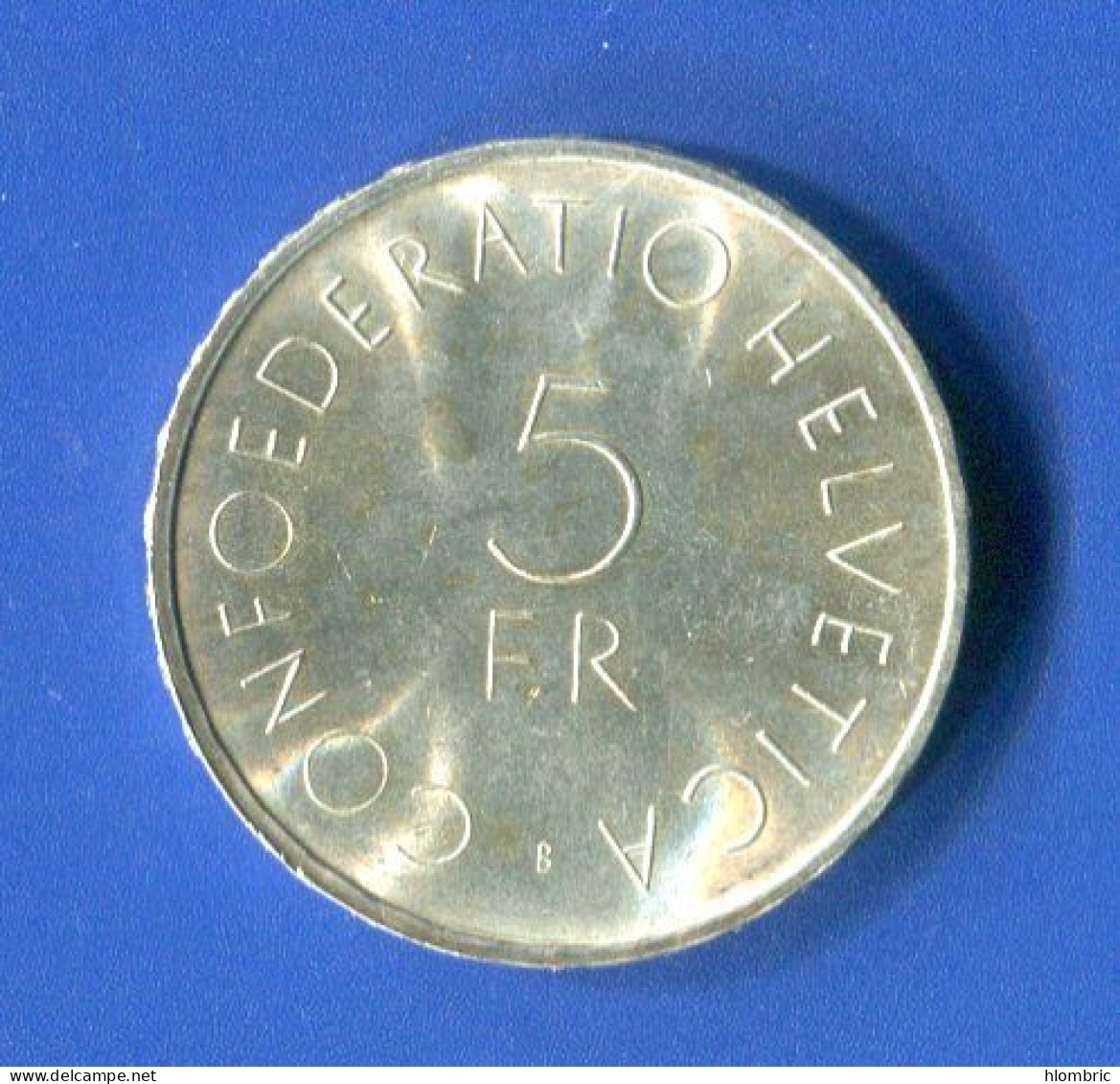 Suisse  5  Fr  1963  Arg  15  Gram - 5 Franken