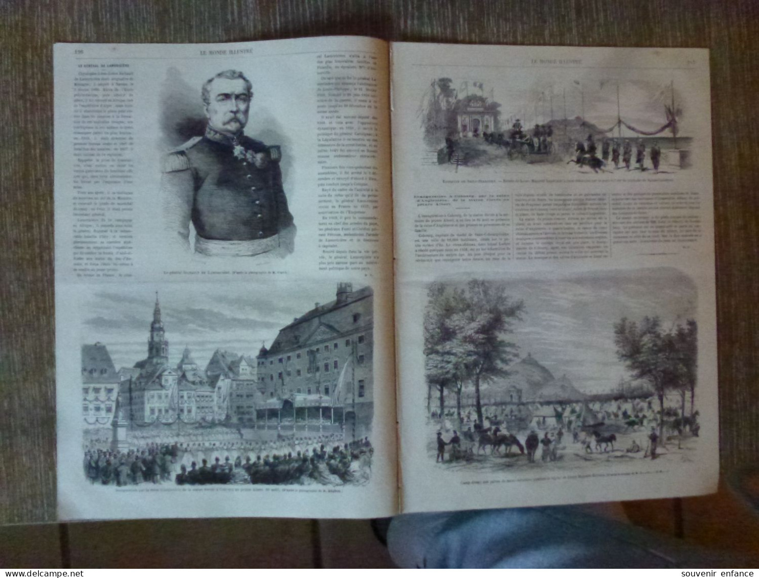 Le Monde Illustré Septembre 1865 Juchault De Lamoricière Fêtes Navales Portsmouth Mairie Du XI è Paris - Revues Anciennes - Avant 1900