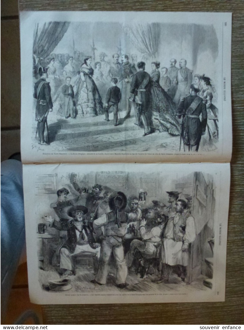 Le Monde Illustré Septembre 1865 Juchault De Lamoricière Fêtes Navales Portsmouth Mairie Du XI è Paris - Magazines - Before 1900