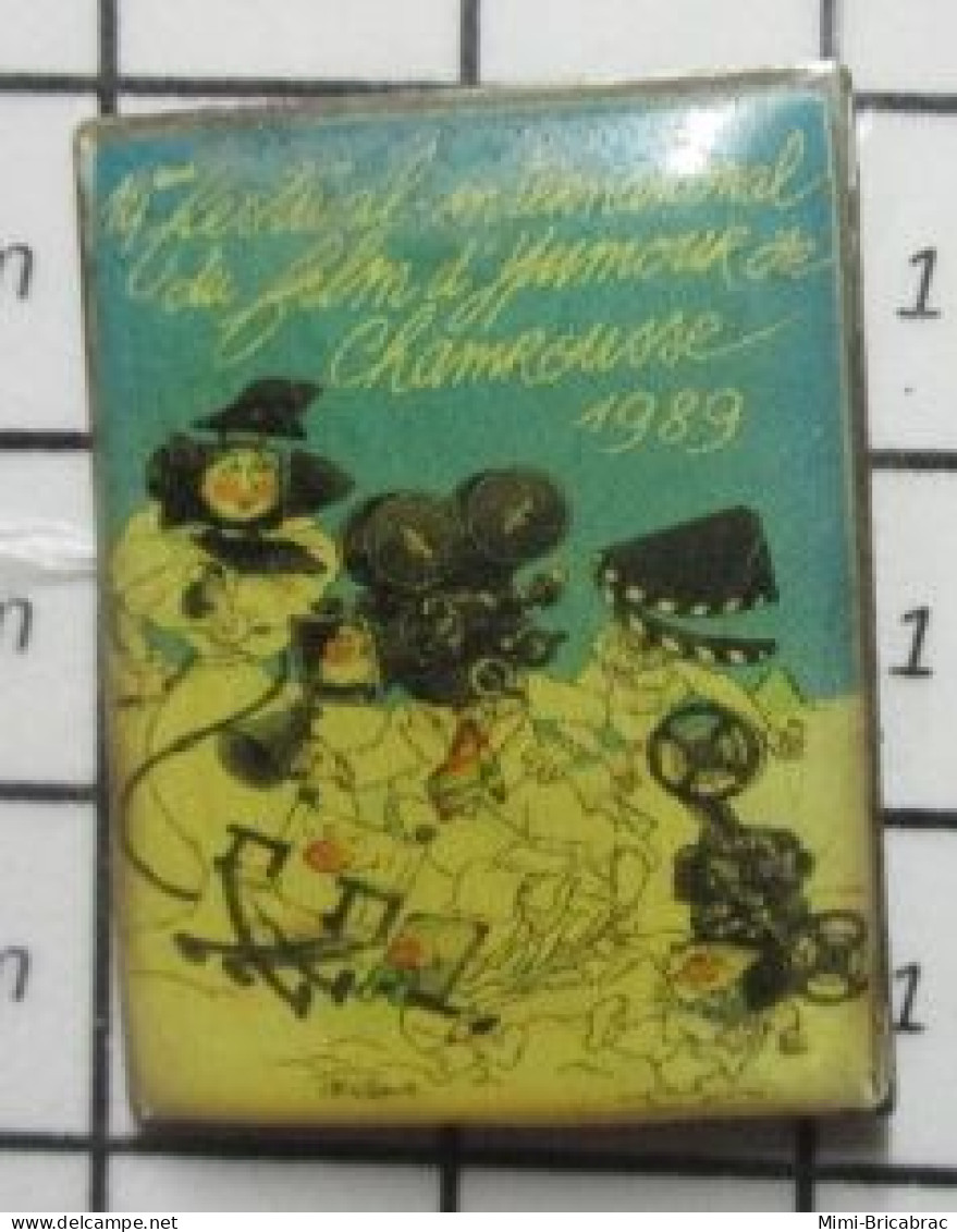 511B Pin's Pins / Beau Et Rare / CINEMA / CHAMROUSSE FESTIVAL DU FILM D'HUMOUR 1989 - Filmmanie