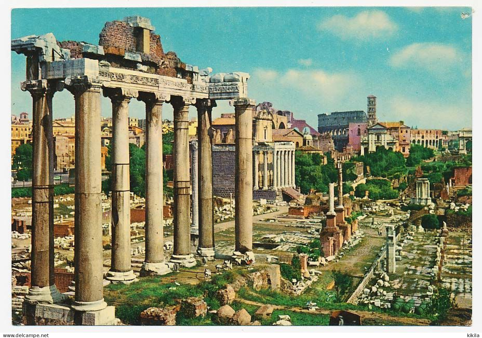 CPSM 10.5 X 15 Italie (42)  ROMA Foro Romano  Rome Forum Romain - Other Monuments & Buildings