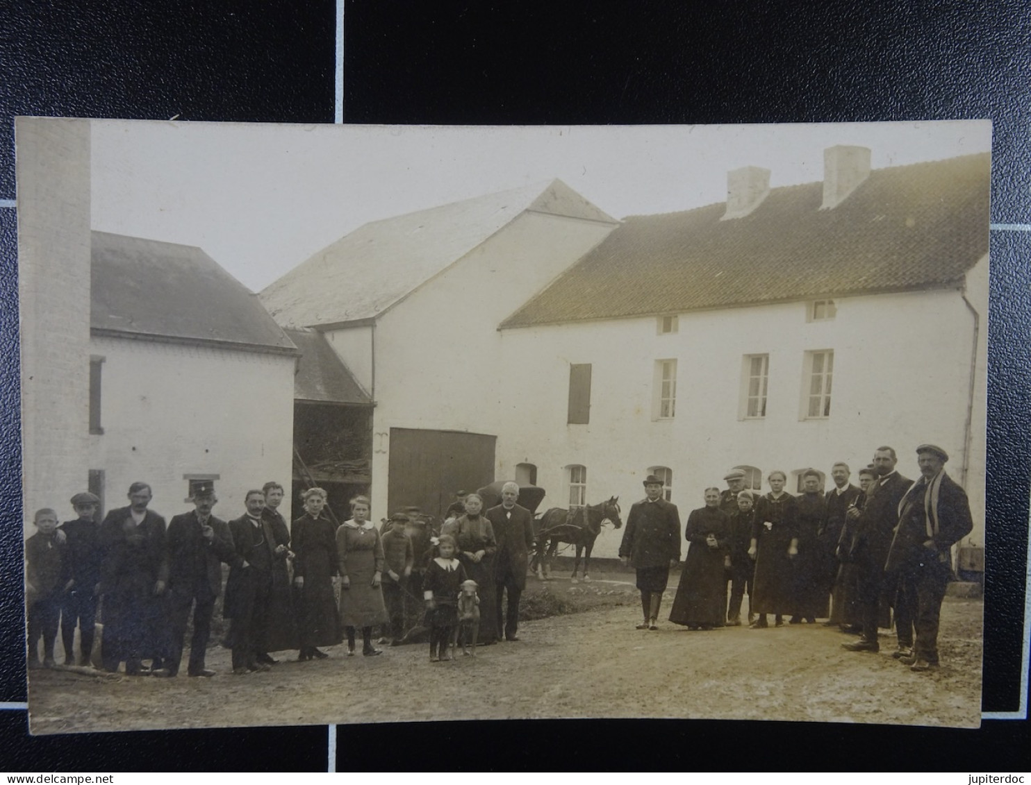 Carte Photo Cour De Ferme à Barbençon - Beaumont