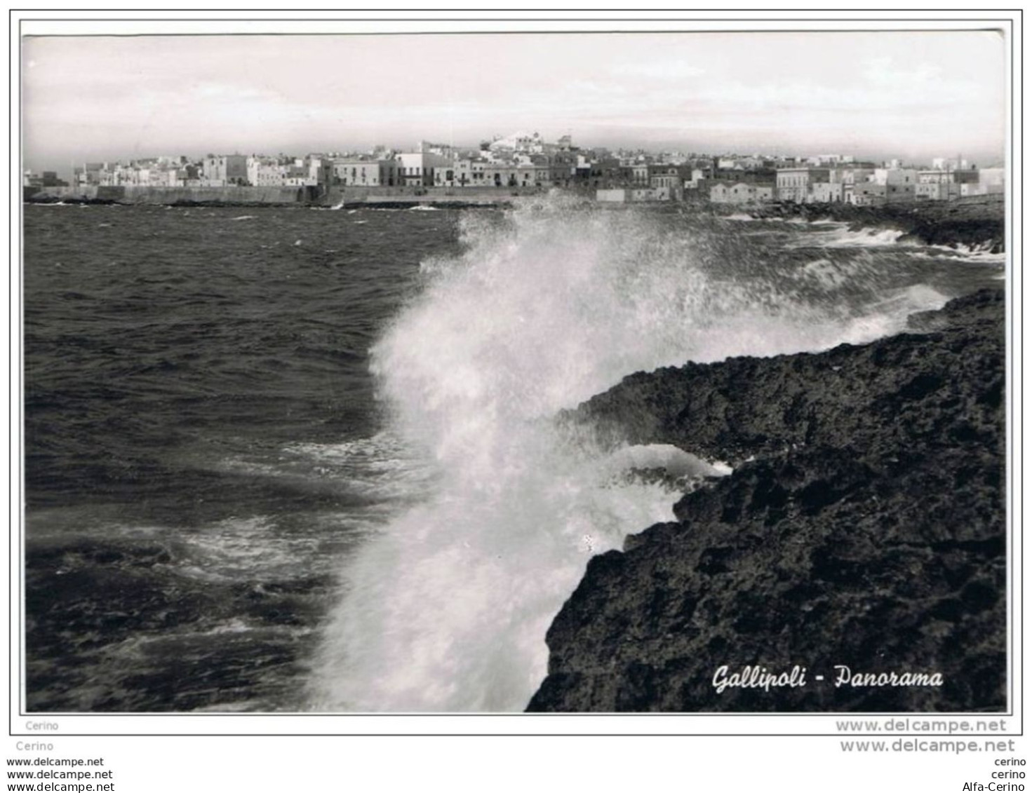 GALLIPOLI:  PANORAMA  DAGLI  SCOGLI  -  FOTO  -  PER  L' AUSTRIA  -  FG - Lecce