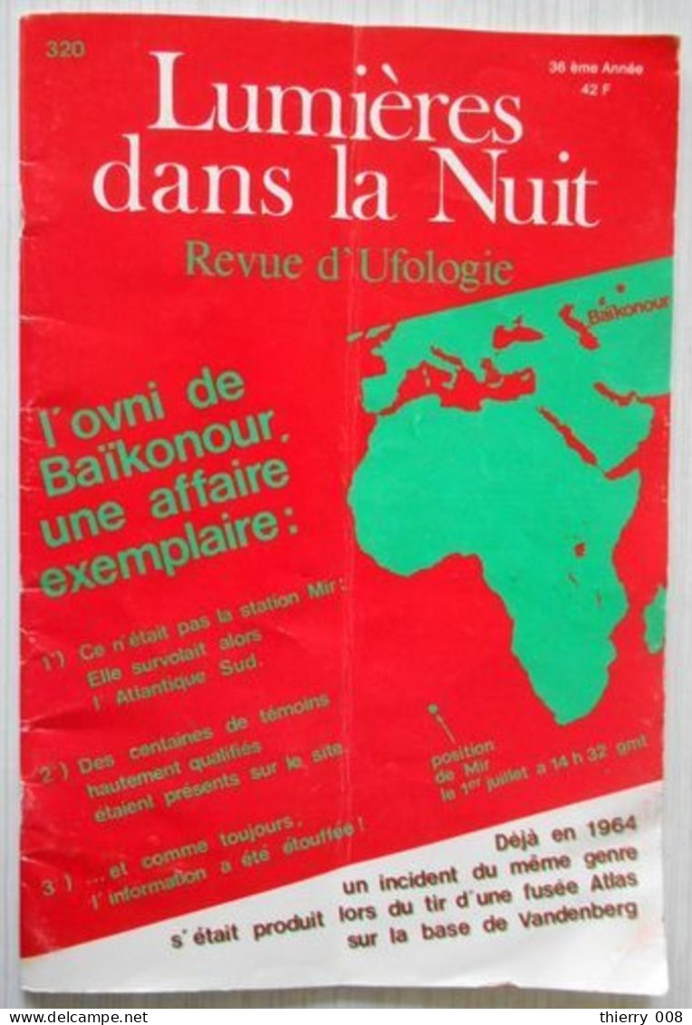 Lumières Dans La Nuit   Revue D'Ufologie  N° 320 - Wissenschaft