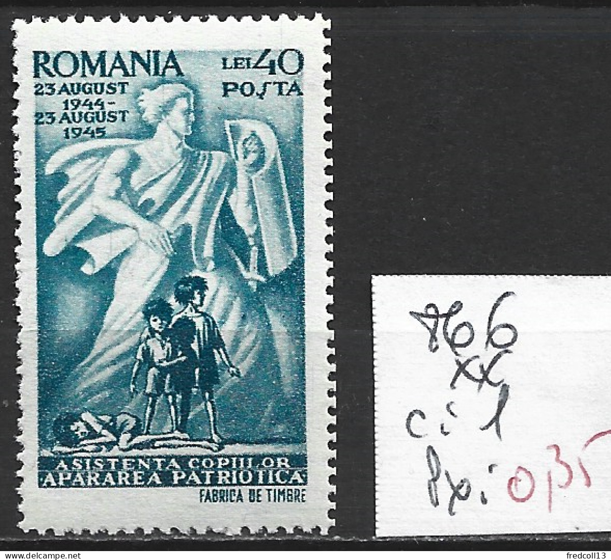 ROUMANIE 866 ** Côte 1 € - Unused Stamps