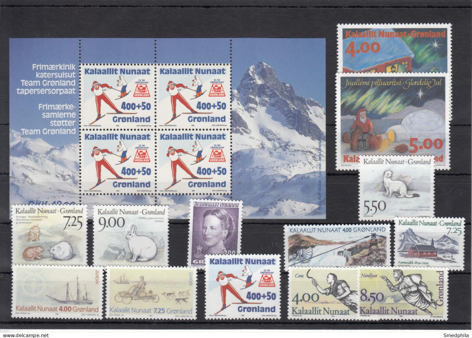 Greenland 1994 - Full Year MNH ** - Komplette Jahrgänge