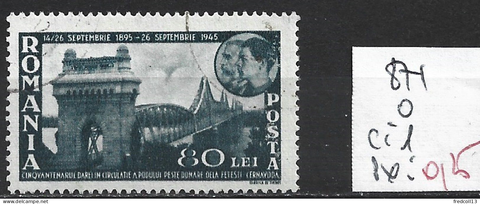 ROUMANIE 871 Oblitéré Côte 1 € - Used Stamps