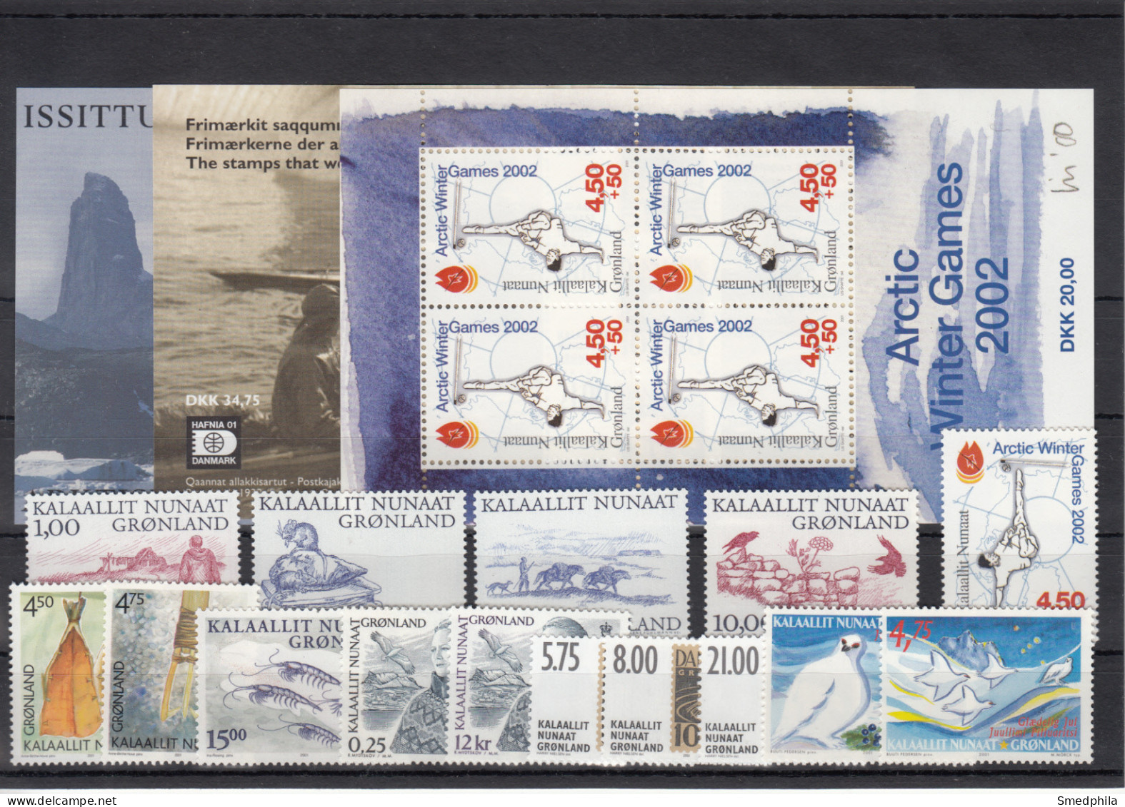 Greenland 2001 - Full Year MNH ** - Années Complètes