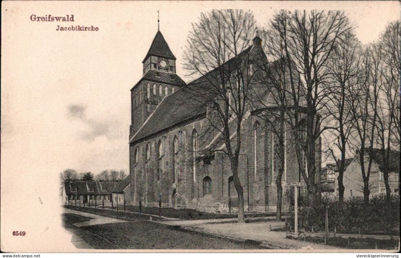 ! Alte Ansichtskarte Aus Greifswald, Jacobikirche - Greifswald