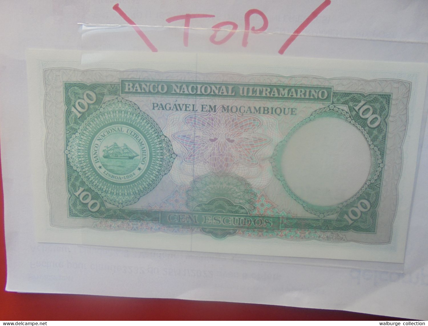 MOZAMBIQUE 100 ESCUDOS 1976 (old Date 1961) Neuf (B.33) - Mozambico