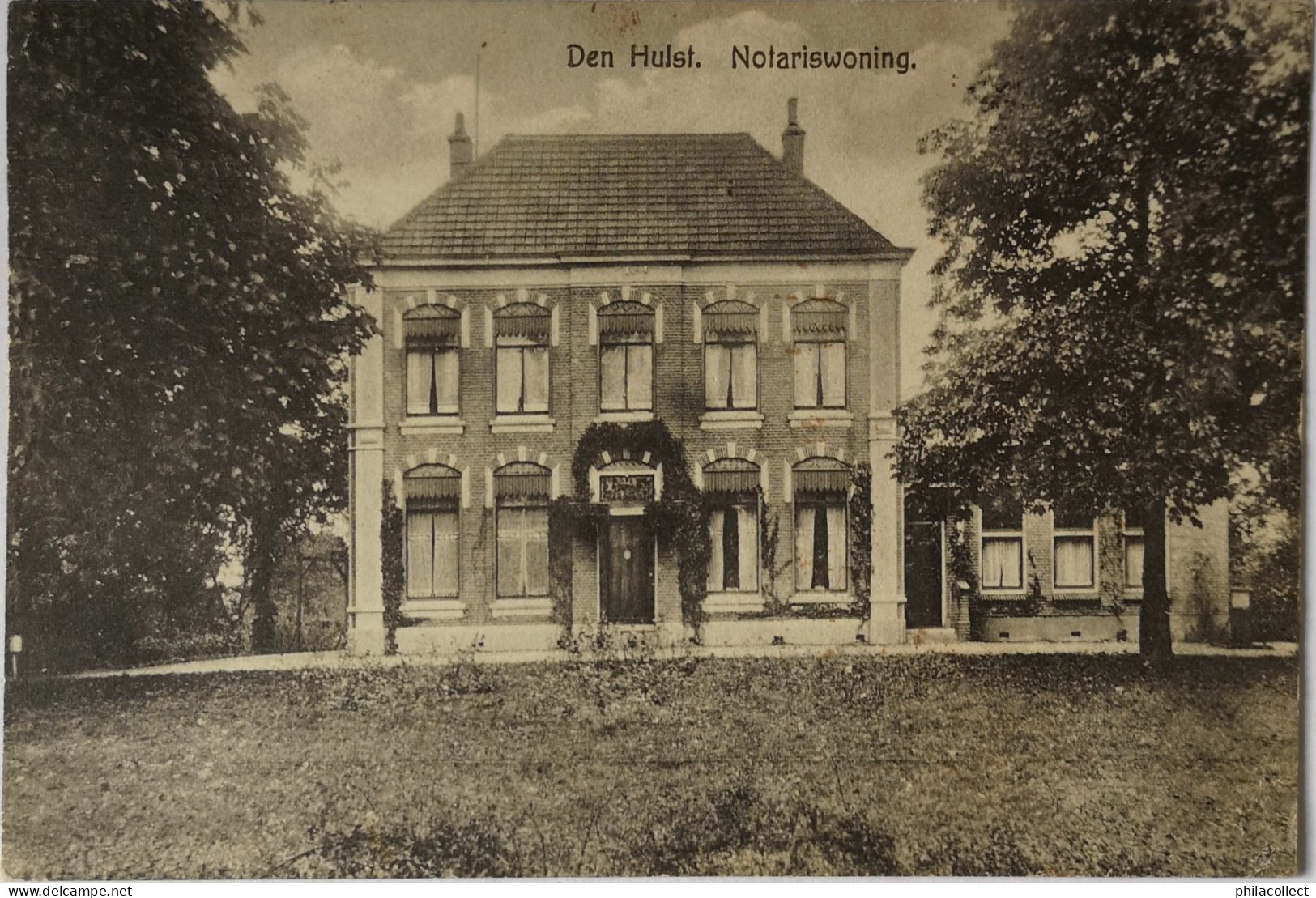 Den Hulst (Nieuwleusen - Gem. Dalfsen) (Ov.) Notariswoning 1929 Spoortraject Stempel - Other & Unclassified