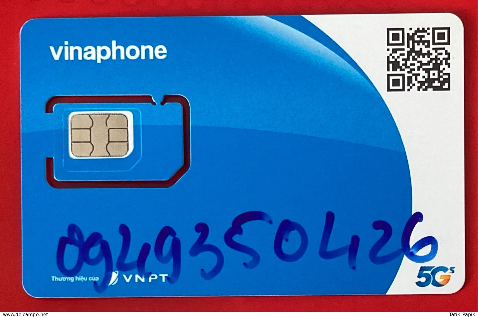 Vietnam GSM SIM Card Vietnam Mobile 2G 3G 4G 5G New Vinaphone QR Code - Viêt-Nam