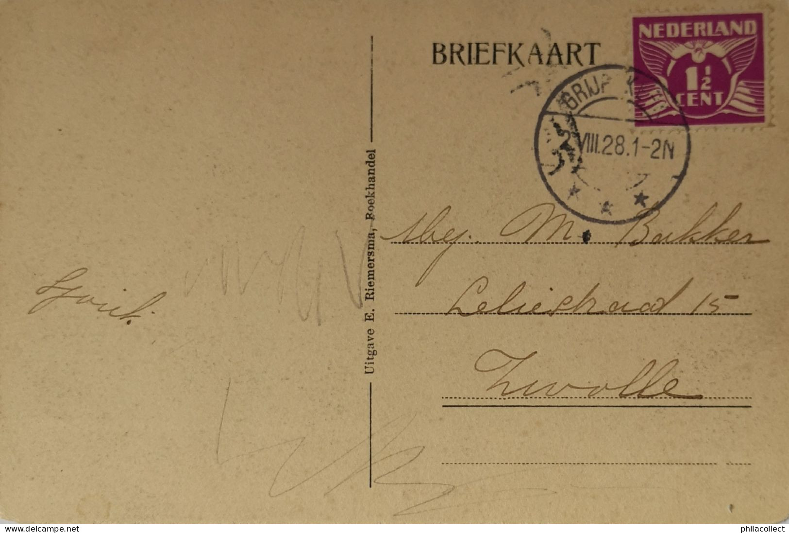 Grijpskerk (Grn.) Oosterkade 1928 - Andere & Zonder Classificatie