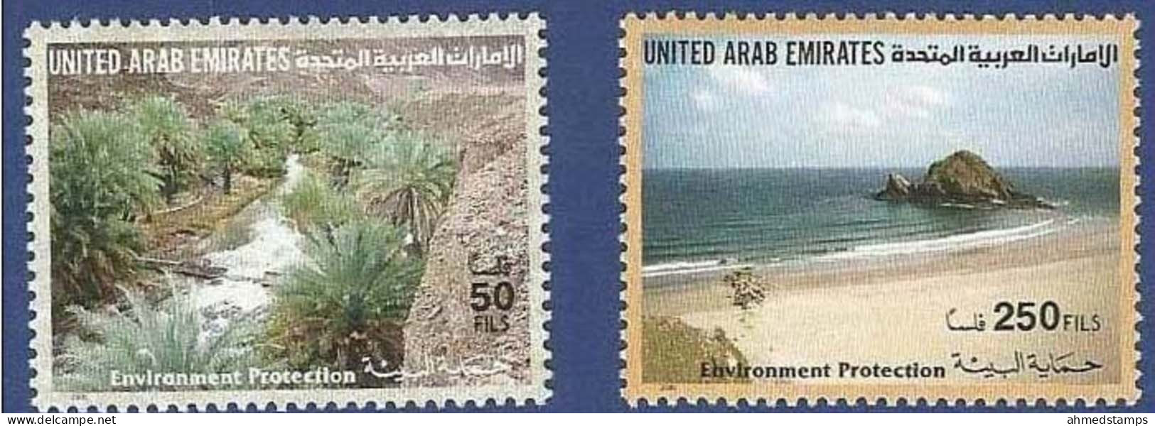 UNITED ARAB EMIRATES - UAE 2000 MNH ENVIRONMENT PROTECTION NATURE LANDSCAPE - Emirats Arabes Unis (Général)