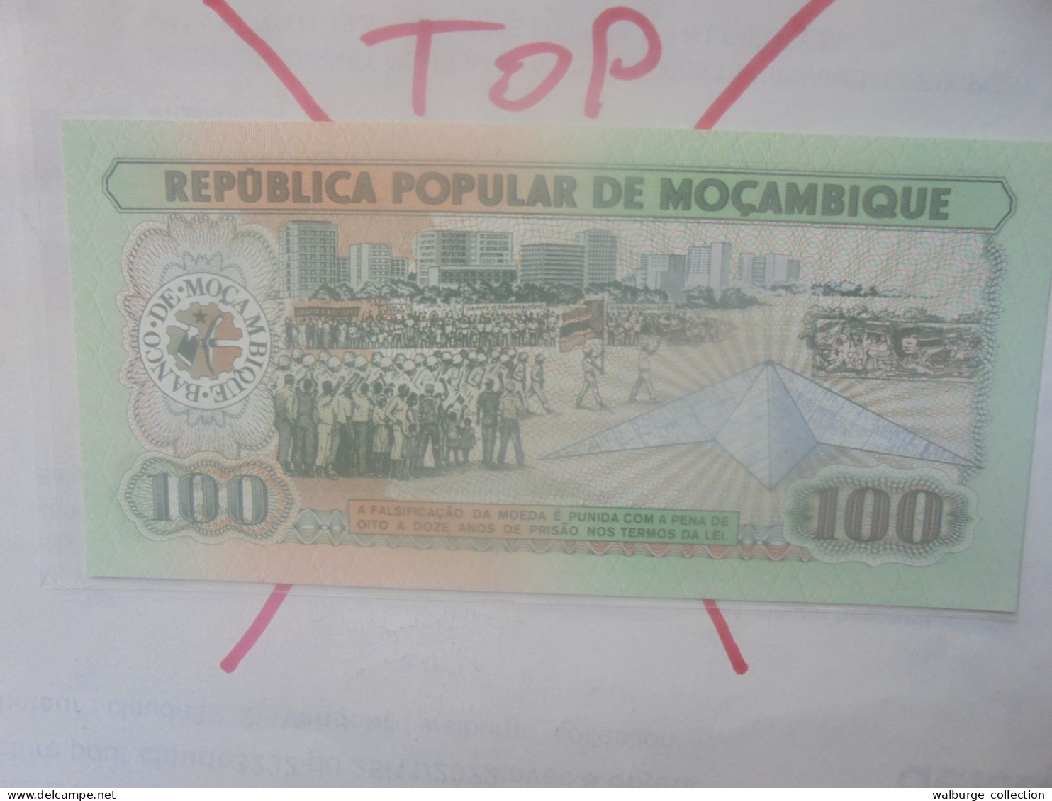 MOZAMBIQUE 100 METICAIS 1983 Neuf (B.33) - Mozambico
