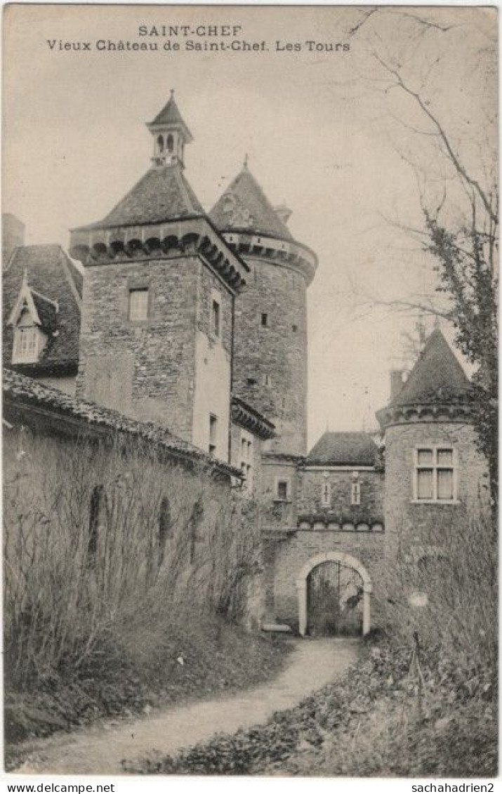 38. Vieux Château De SAINT-CHEF. Les Tours - Saint-Chef