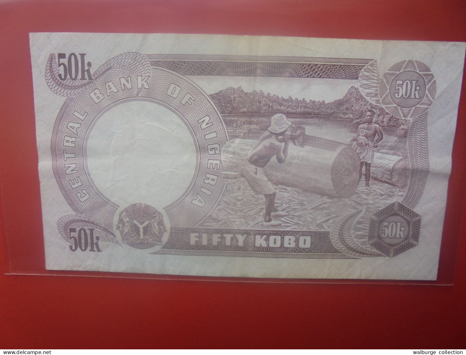 NIGERIA 50 KOBO 1973-78 Signature N°1 Circuler (B.33) - Nigeria