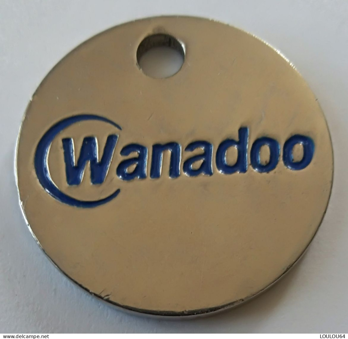 Jeton De Caddie - Wanadoo - FRANCE TELECOM INTERACTIVE - En Métal - (1) - - Moneda Carro