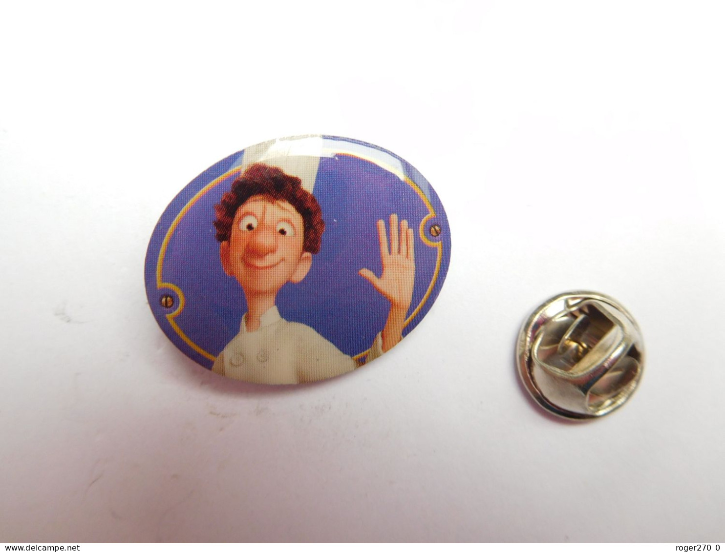 Superbe Pin's , Disney , Personnage Alfredo Linguini , Cinéma , Film Ratatouille - Disney