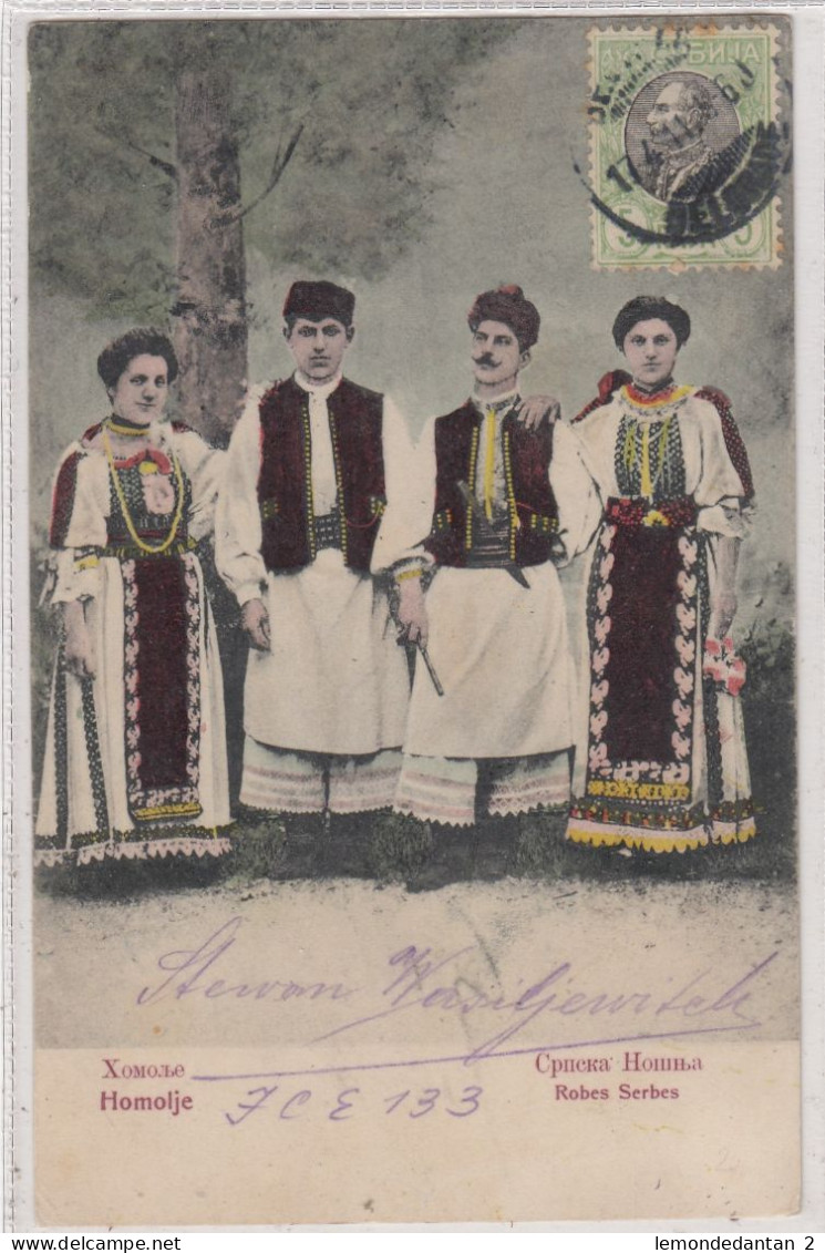 Homolje. Robes Serbes. * - Serbien