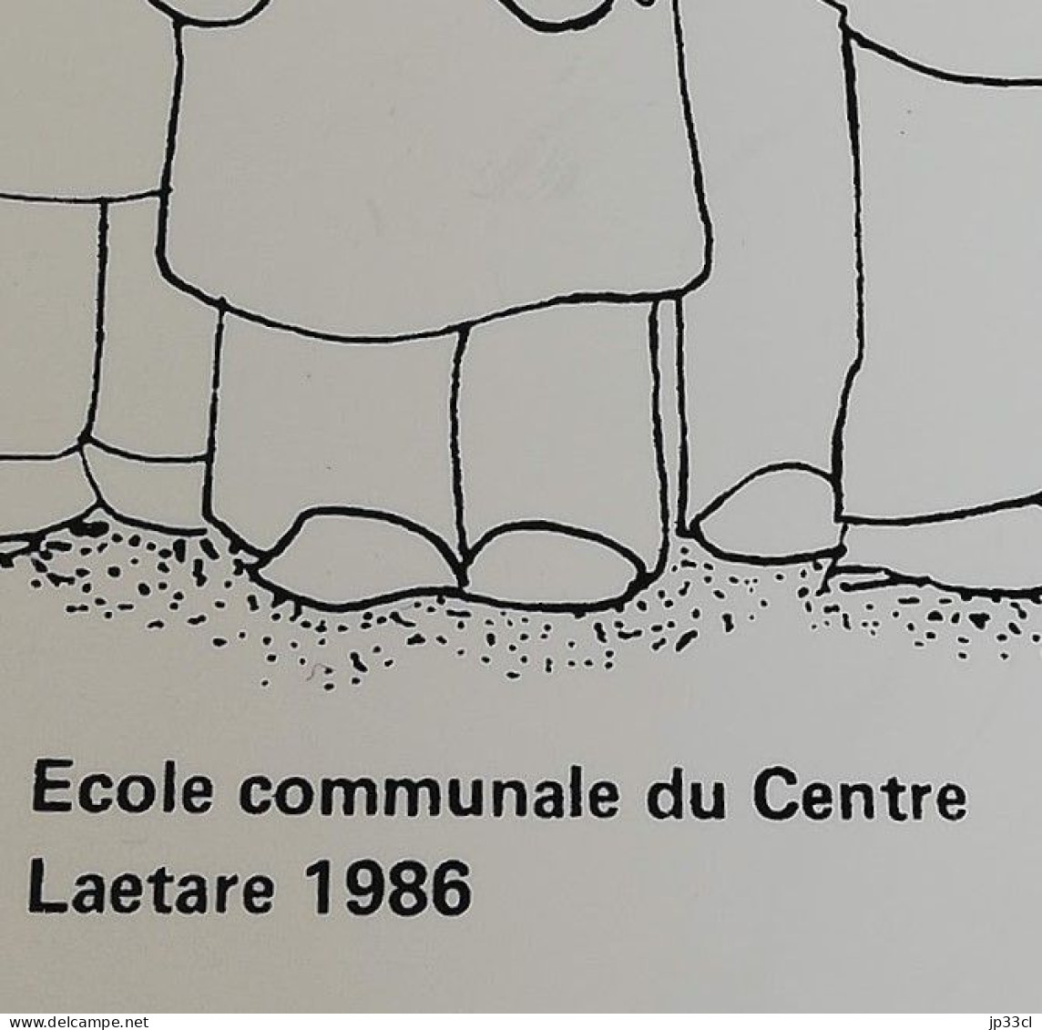 Souvenir Du Carnaval Des Enfants 1986 De L'École Communale Du Centre à La Louvière - Historical Documents