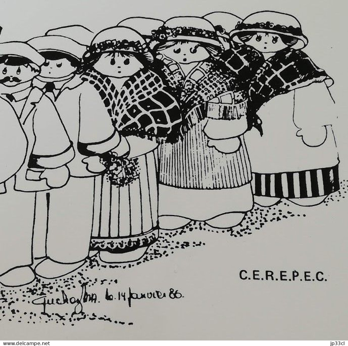 Souvenir Du Carnaval Des Enfants 1986 De L'École Communale Du Centre à La Louvière - Historical Documents