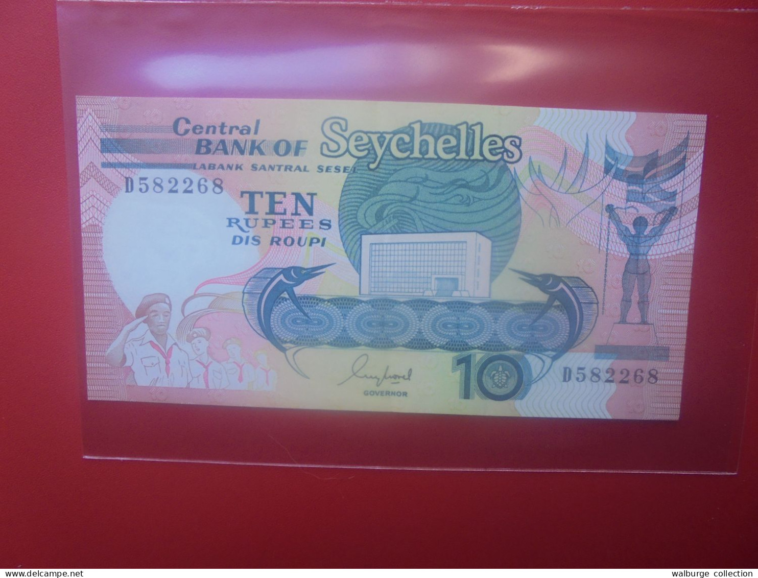 SEYCHELLES 10 Rupees 1989 Circuler (B.33) - Seychellen