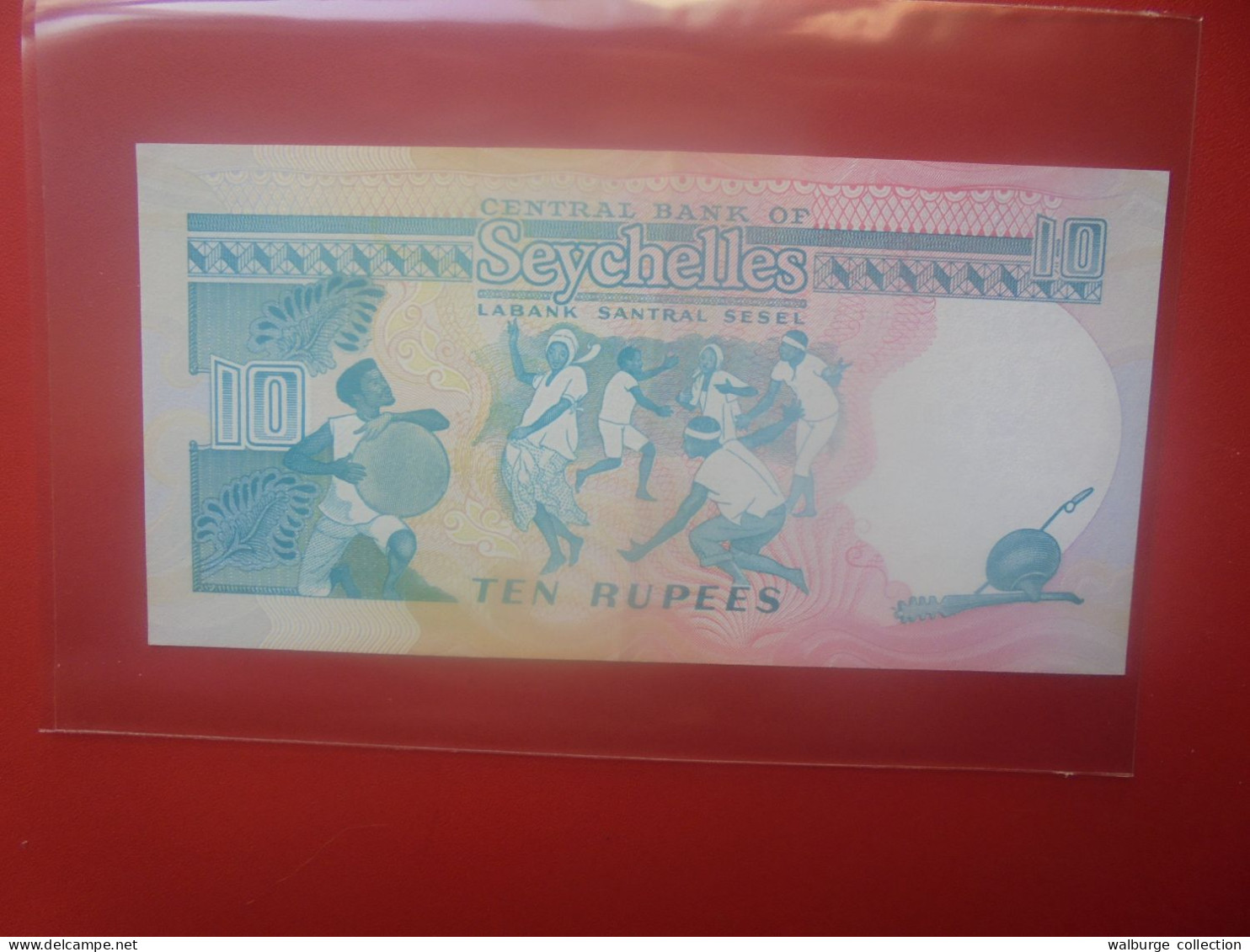 SEYCHELLES 10 Rupees 1989 Circuler (B.33) - Seychellen