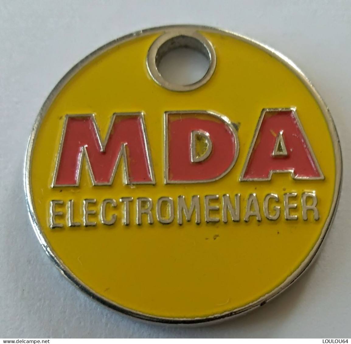 Jeton De Caddie - MDA - ELECTROMENAGER - Le Magasin De L'Acheteur Malin ! - En Métal - (1) - - Moneda Carro