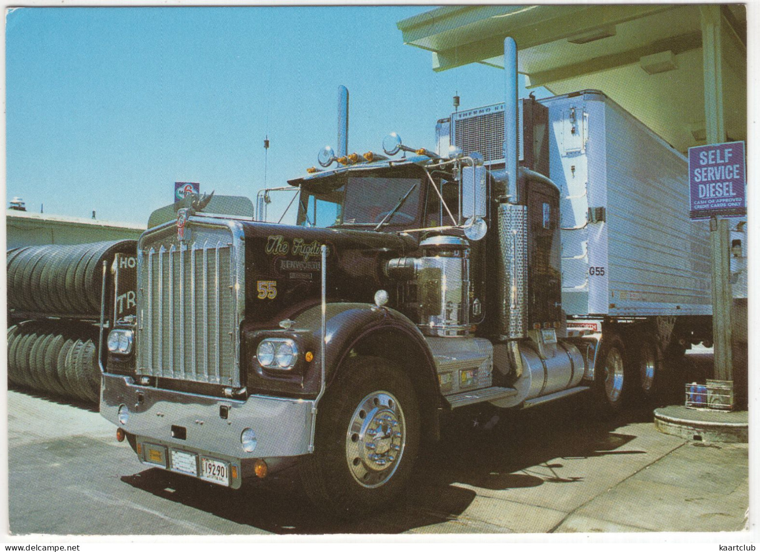 KENWORTH TRUCK - 'The Fugitive' - 'Self-Service-Diesel' Station - (USA) - Camions & Poids Lourds