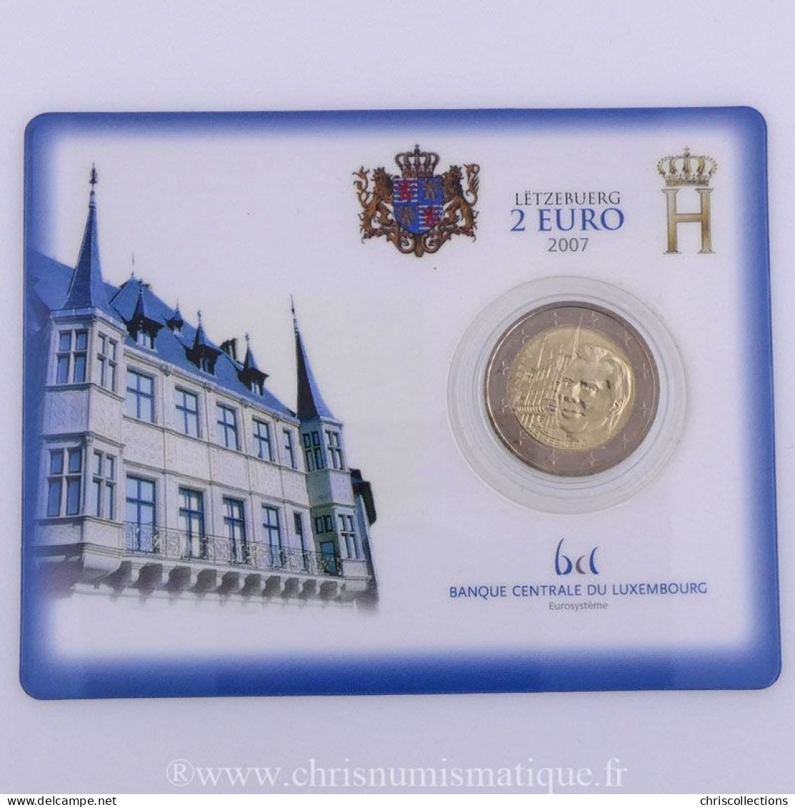 Euro, Luxembourg, 2 Euro 2007 BU  - Luxembourg