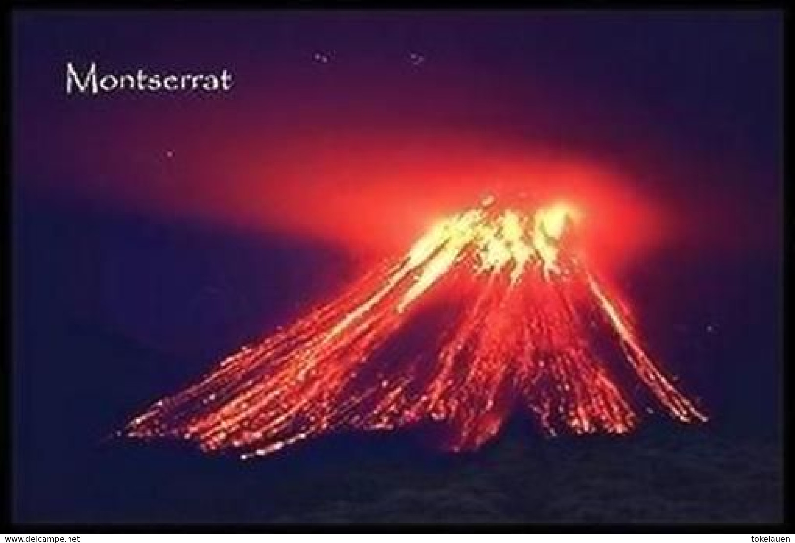 Montserrat Island West Indies Caribbean Sea Caribic Antilles Volcano - Otros & Sin Clasificación