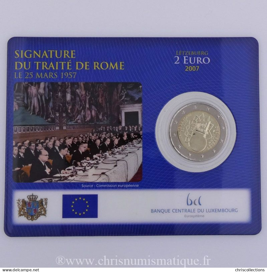 Euro, Luxembourg, 2 Euro 2007 BU  - Lussemburgo