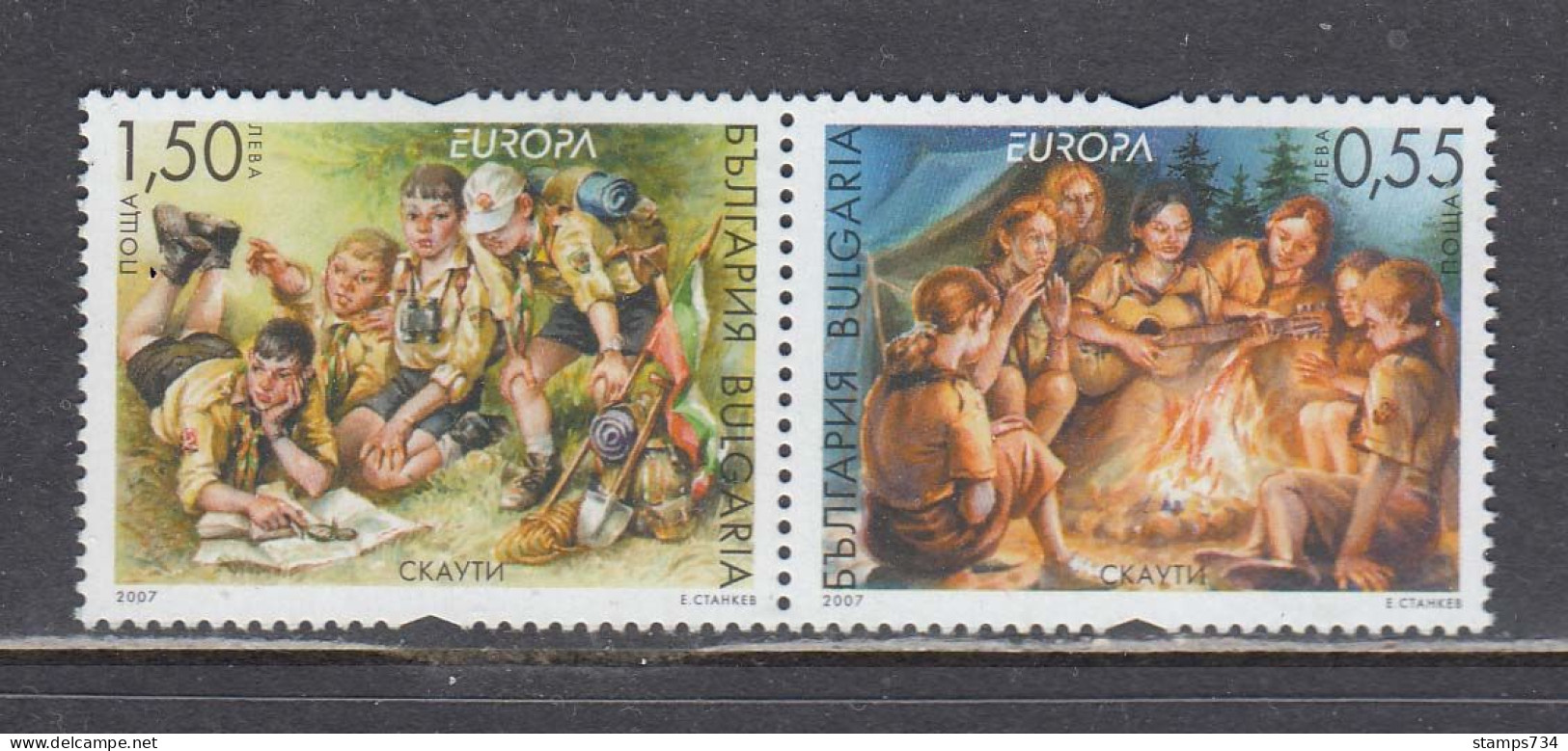 Bulgaria 2007 - EUROPA: Scouts, Мi-Nr. 4792/93, MNH** - Unused Stamps