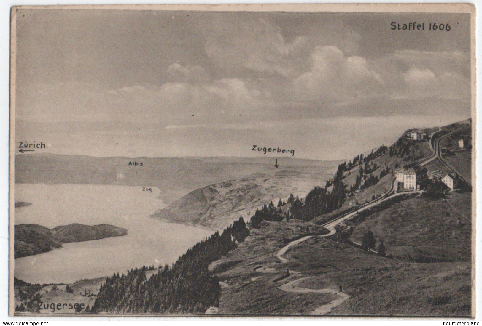 ZUGERSEE (SUISSE) - CPA - Panorama Zugerberg - Zug