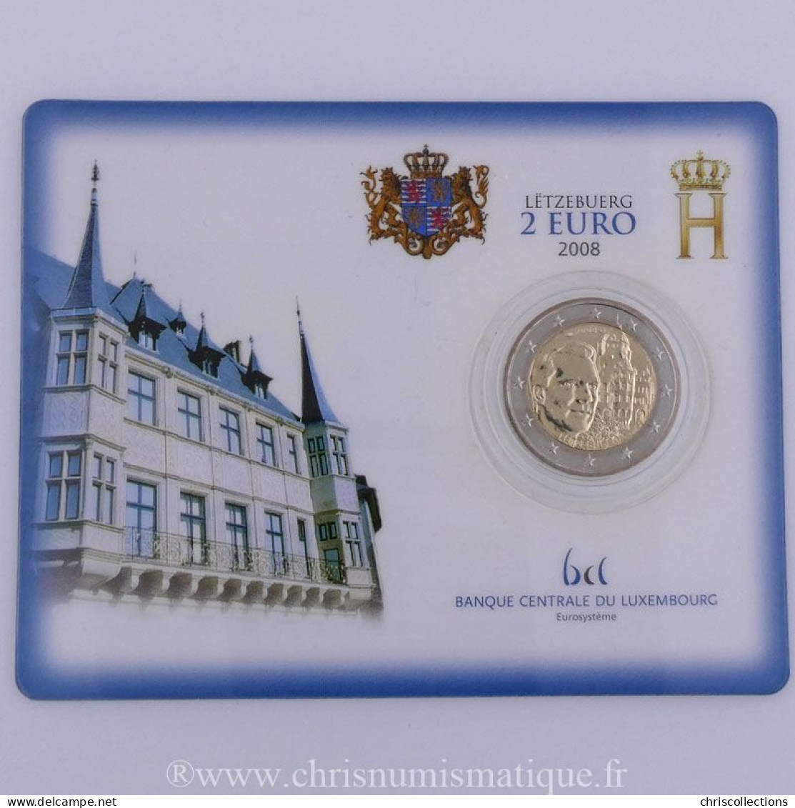 Euro, Luxembourg, 2 Euro 2008 BU - Luxembourg