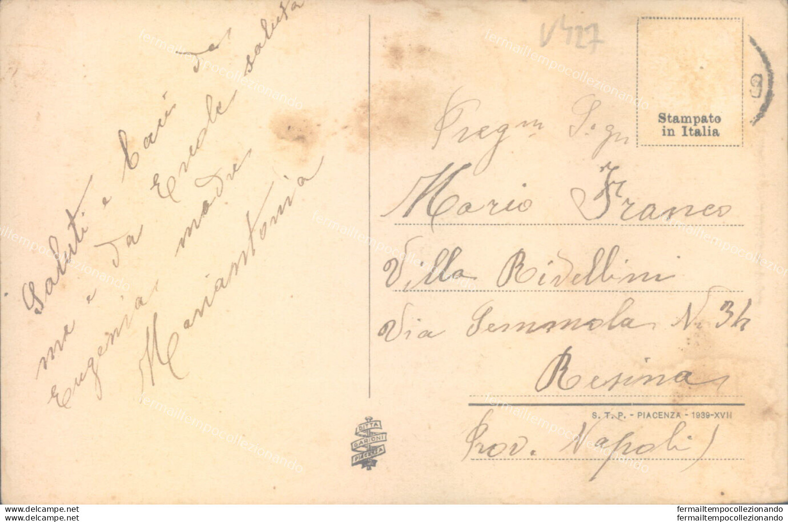 V427 Cartolina Montecalvo Irpino Pineta E Cassette Antisismiche Avellino - Avellino