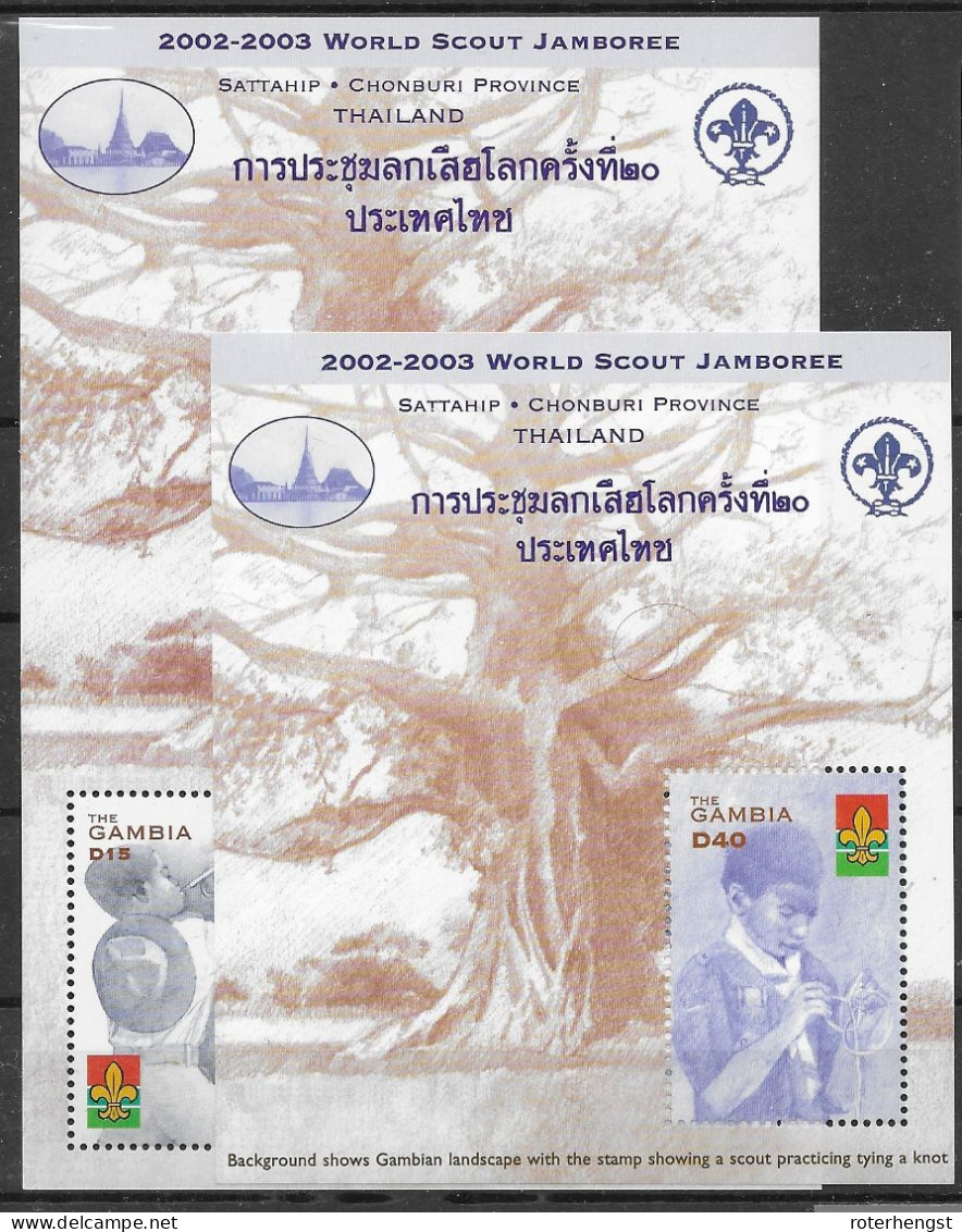 Ghana Sheets Scouts Mnh ** 2002 14 Euros - Ghana (1957-...)