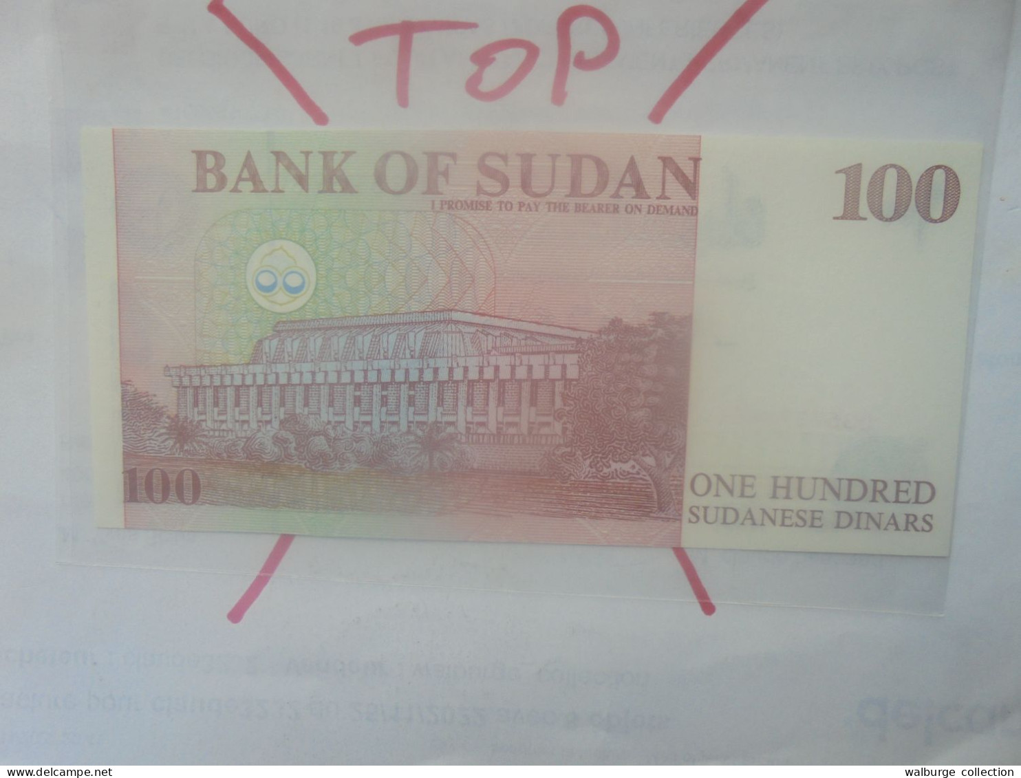 SOUDAN (SUD) 100 DINARS 1994 Neuf (B.33) - South Sudan