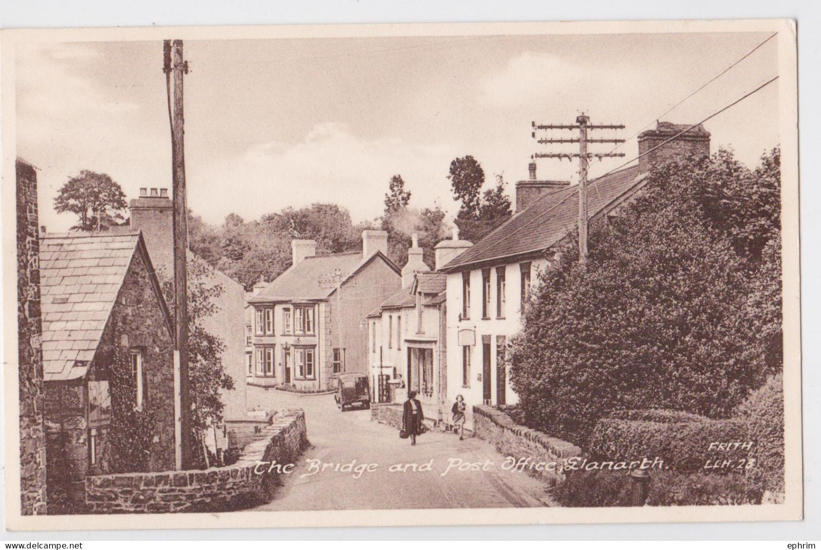 Llanarth The Bridge And Post Office Wales - Cardiganshire