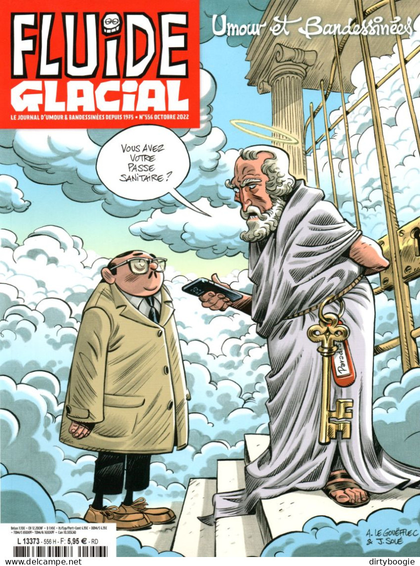 Fluide Glacial N° 556 - Octobre 2022 - Diego Aranega - Les Mémés - L'Abbé - Edika - Fabrice Erre - Lefred-Thouron - Fluide Glacial