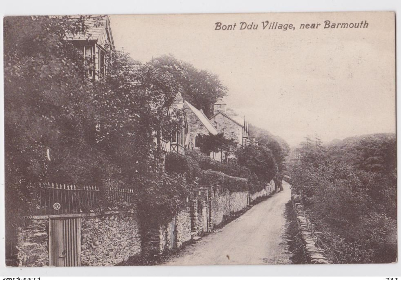 Bont Ddu Village Near Barmouth Wales - Breconshire