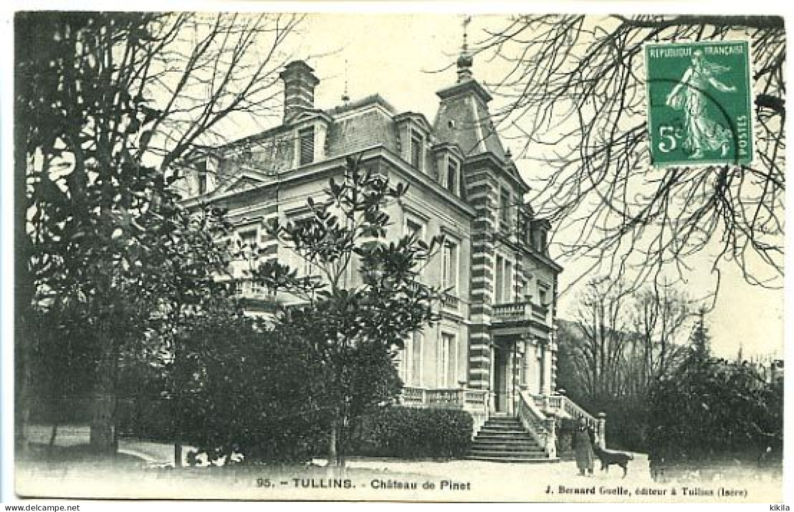 CPA 9 X 14  Isère TULLINS  Château De Pinet - Tullins